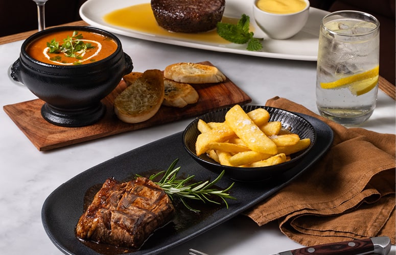 Corporate dining setup for business meetings and private functions